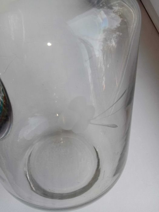 Кувшин стеклянный с носиком. Новый. Объем 1,75 литра. СССР