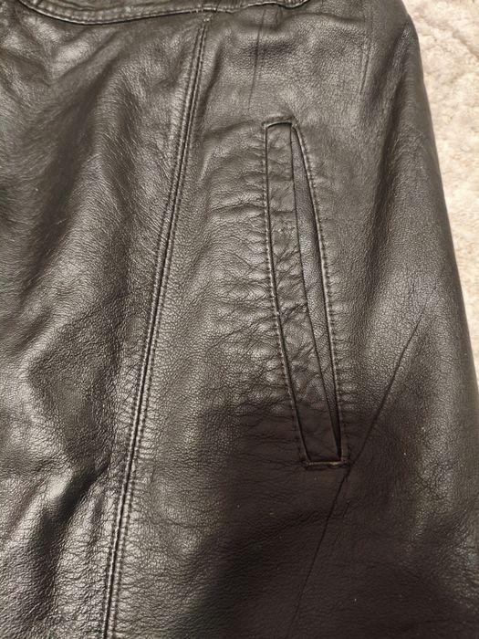 Юбка кожаная, длинная