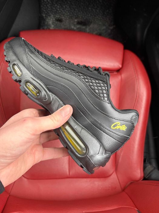 (ОПЛАТА ПІСЛЯ ОГЛЯДУ)Nike Air Max 95 Corteiz Black Найк Аір Макс 95