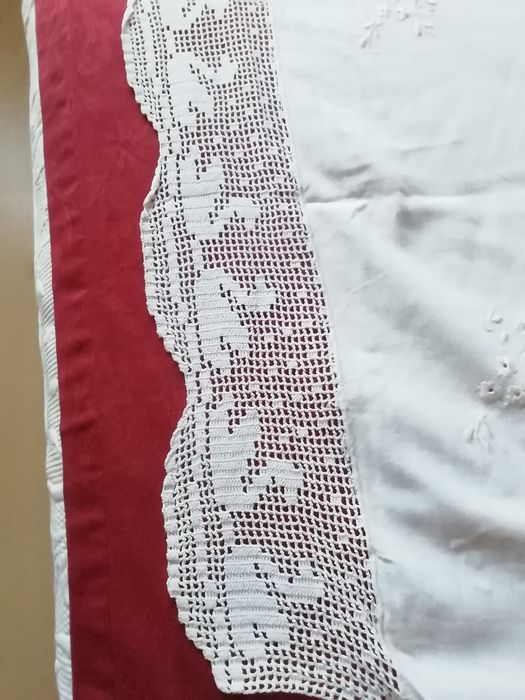 Lençol de criança, com defeito