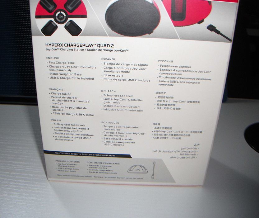 Pokeball HyperX ChargePlay Quad 2 para 4 Joycons