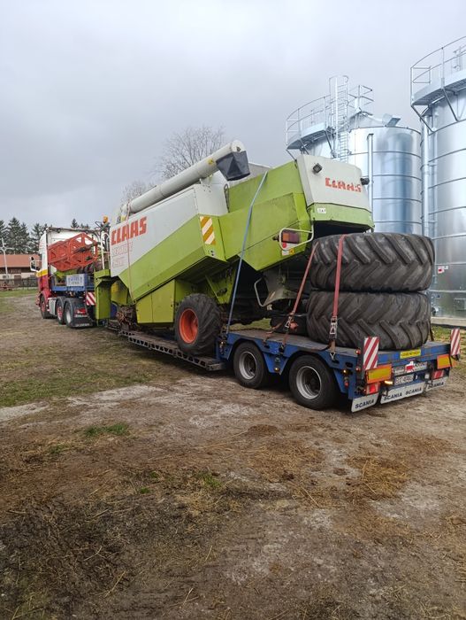 Transport kombajnów,sieczkarni i innych maszyn budowlanych
