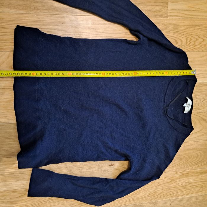 Sweter, bluzka, wełna, Selected, M granatowa