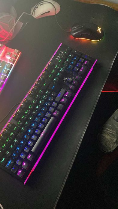 teclado e mouse gamer