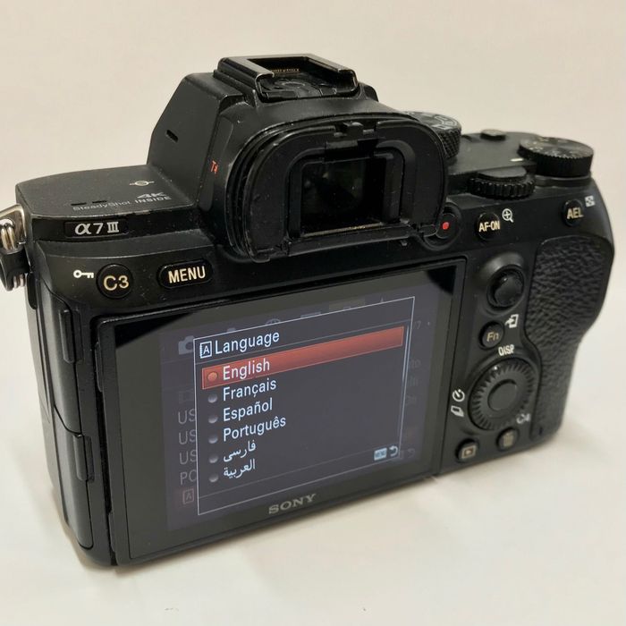 Sony A7 III ILCE-7M3 body Full Frame 24,2 MP 4K stabilizacja