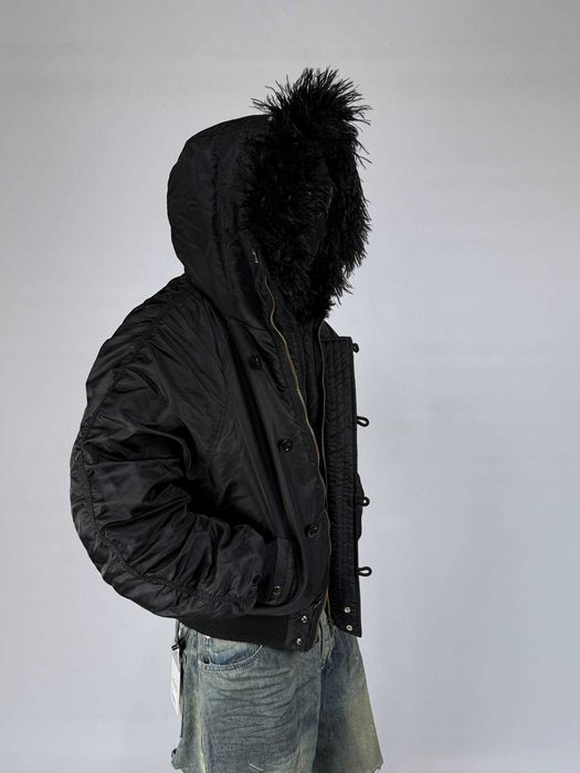 NO FAITH STUDIOS NFS Аляска куртка бомбер капюшон хутро курточка