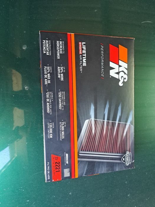 Filtro de ar kn novo