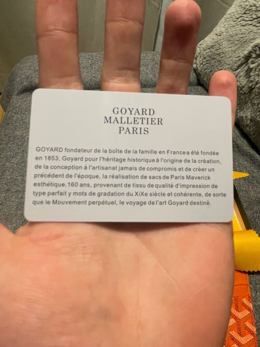 Porta-Cartões Goyard Laranja