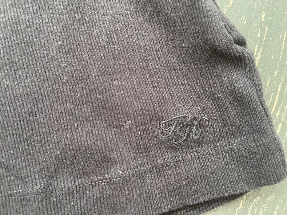 Tommy Hilfiger original. Майка трикотаж в рубчик с жабо. Р М