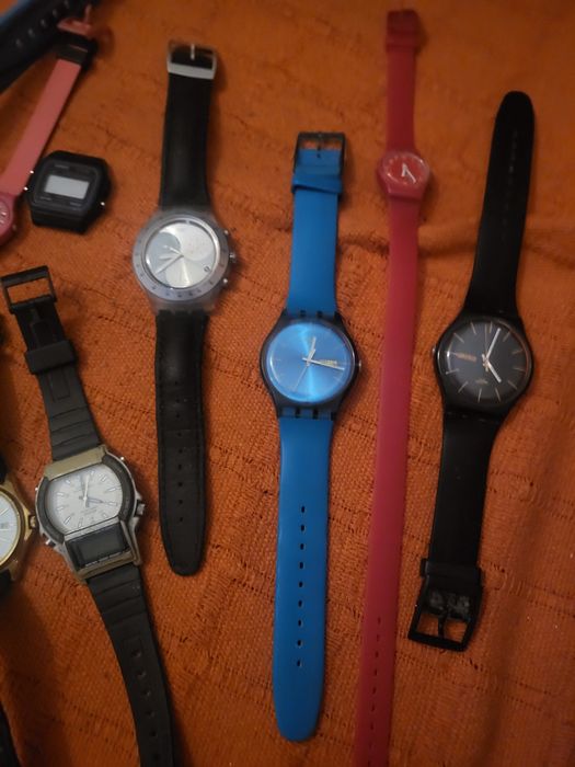 Relogios Usados Casio e Swatch