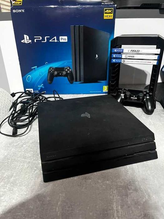 Konsola PlayStation 4 ps4 Sony karton okablowanie gry