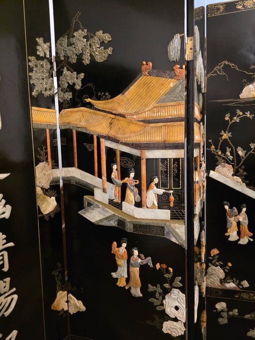 Ширма китайська шинуазрі