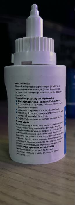 Meta FC 40 Anaerobowy klej do płaszczyn.