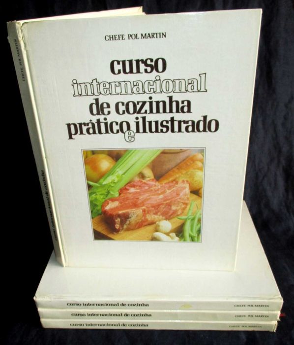 Livro Curso Internacional de Cozinha Prático e Ilustrado Pol Martin