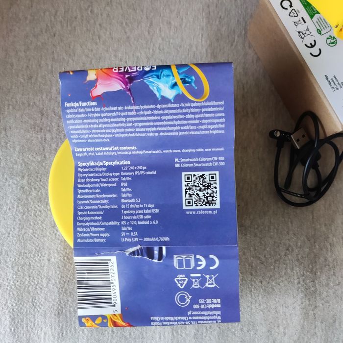Smartwatch z pomiarem aktywności