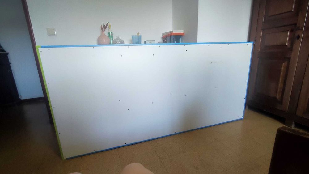 Cama de Solteiro Espaço Reduzido (83 x 185) + Estrado e Colchão + movel ikea