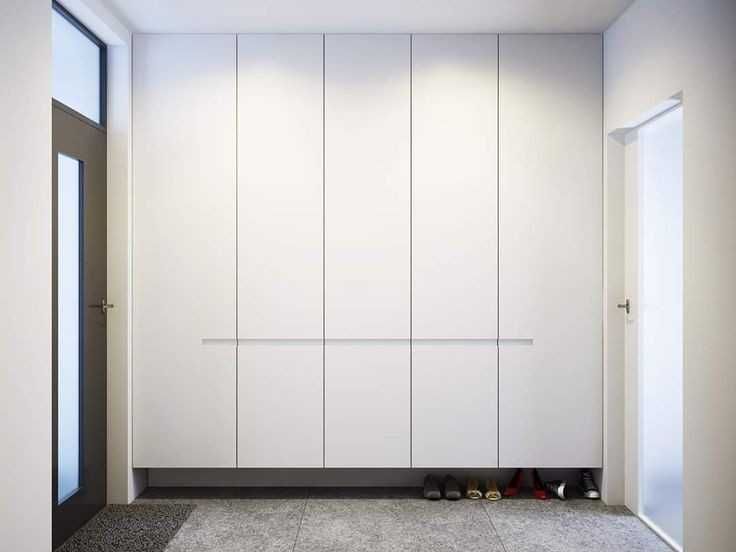 Шкаф под потолок встроенный минимализм LOFT скандинавский стиль