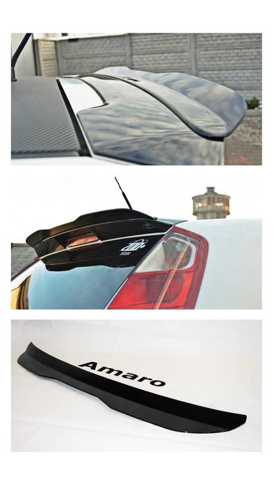 Aileron/Spoiler Traseiro em Preto Piano (Fiat Grande Punto, Abarth)