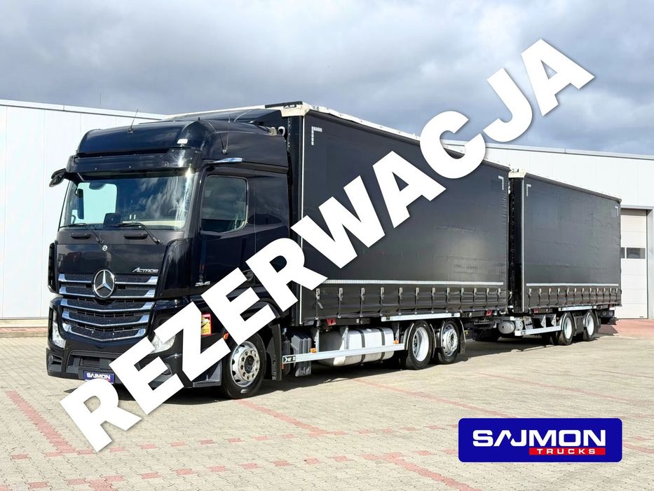 Mercedes-Benz ACTROS 2545 / BDF / ZESTAW TANDEM 120 M3 / 7,75 M + 7,75 M / SALON PL