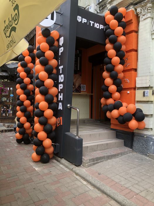 Шарики на открытие, арка на открытие для магазинов