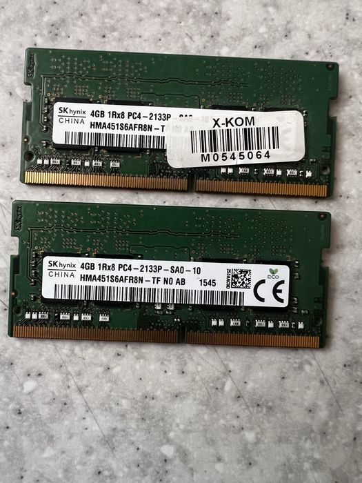 Ddr4 на 4 gb 2 штуки