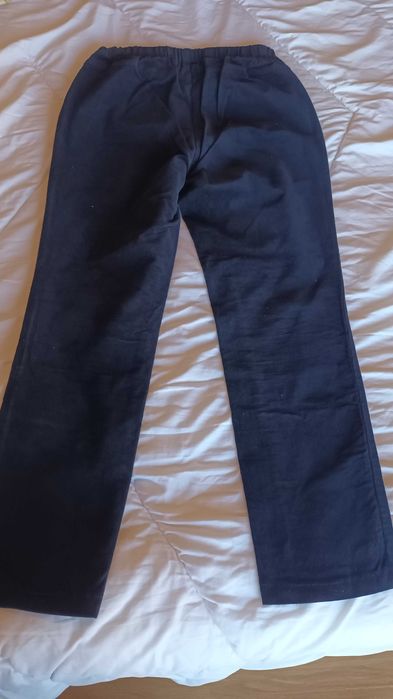 Jeggings em bombazine preta