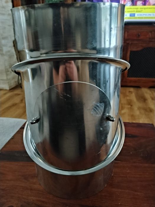 Kolano nastawne fi 200 nierdzewne