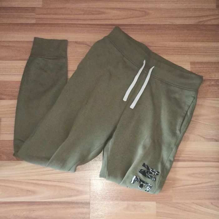 Зелені штани H&M, чоловічі, на резинках , для 12-14р