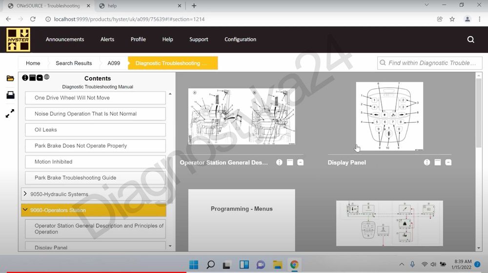 KATALOG CZĘŚCI Hyster Yale Wózki Widłowe Schematy Instrukcje Napraw