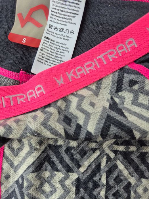 Karitraa S 100% merino wełna legginsy termiczne termoaktywne