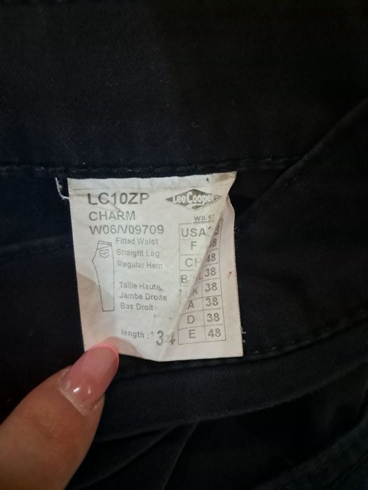 Spodnie męskie eleganckie Lee Cooper