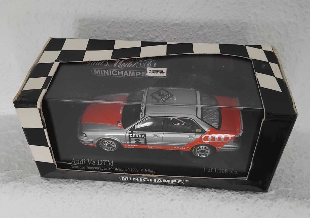 AUDI V8 DTM 1992  Minichamps. 50€. Vendo miniaturas da minha coleção 1/43.