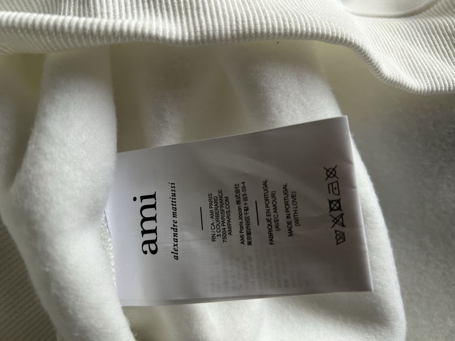 AMI Paris Alexandre Mattiussi Sweatshirt White