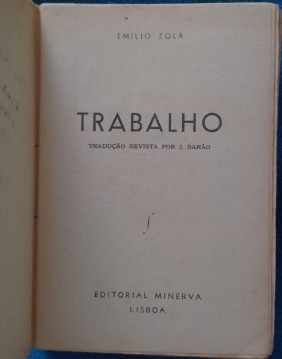 Trabalho, Émile Zola