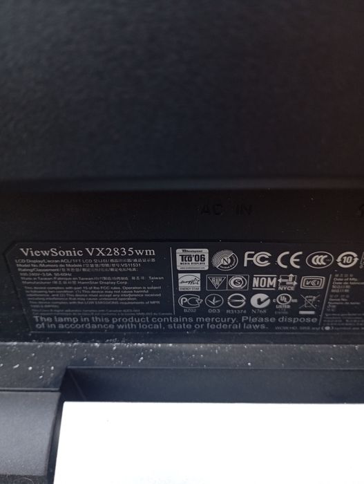 Монитор viewsonic VX2835wm