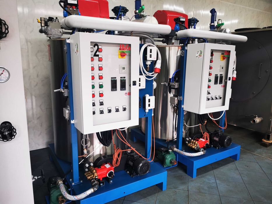 Wytwornica pary kocioł parowy generator pary  300 kg/h - 12 Bar.