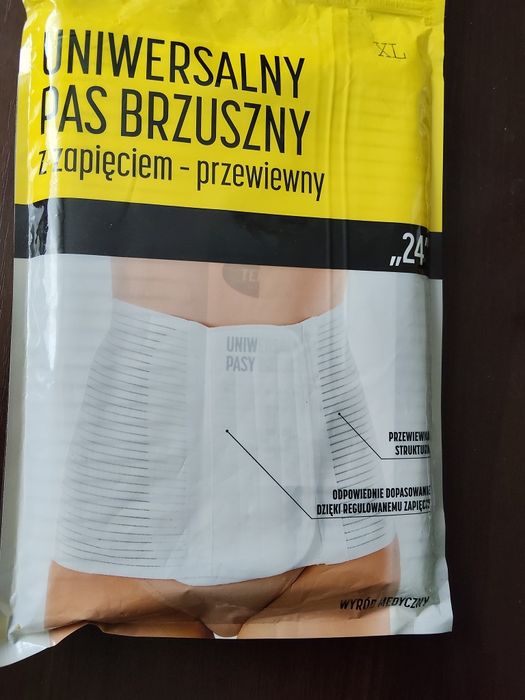 Pas brzuszny przewiewny medyczny XL NOWY