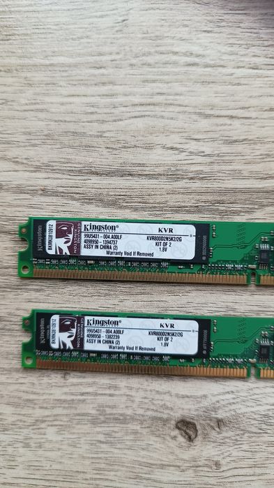 Kingston RAM DDR2 800Mhz 4gb 2x2gb
