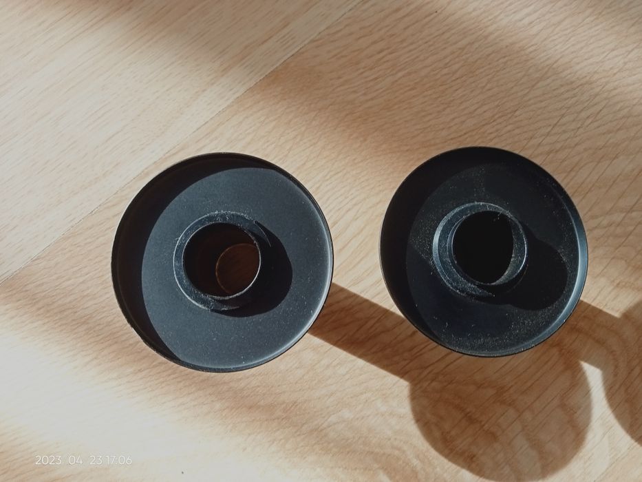 Zestaw maskujący grzejnika rozetki i tuleje czarny