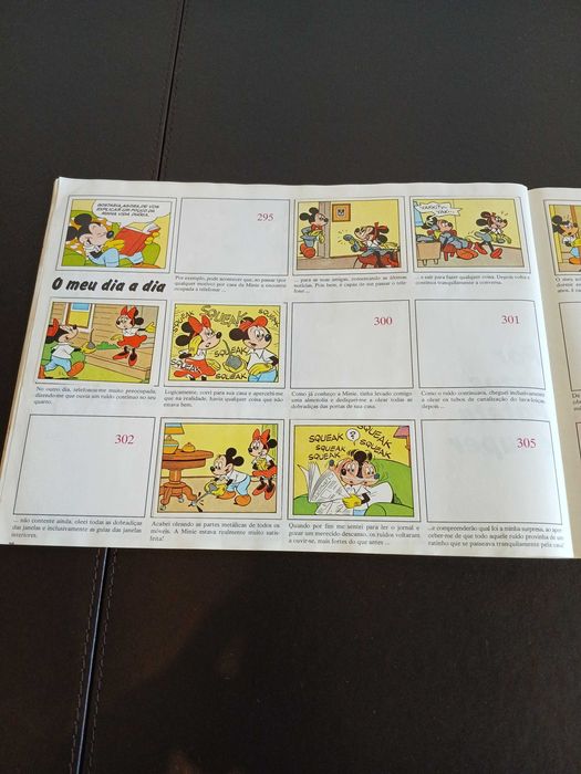 Caderneta Mickey Story incompleta Panini 1985
