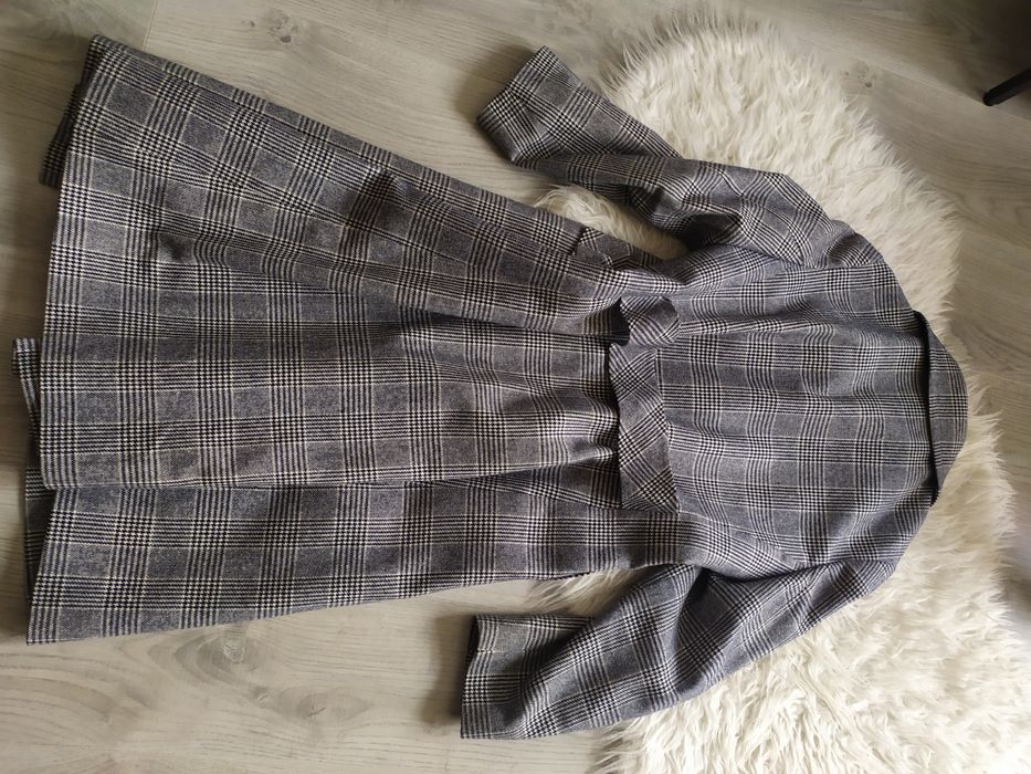 Płaszcz krata 38/40