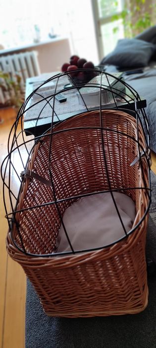 Koszyk na rower dla psa i kota