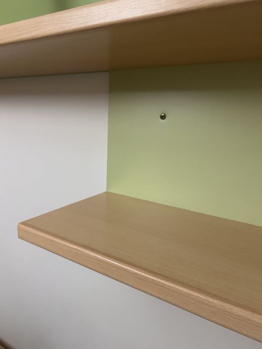 Prateleira fundo verde