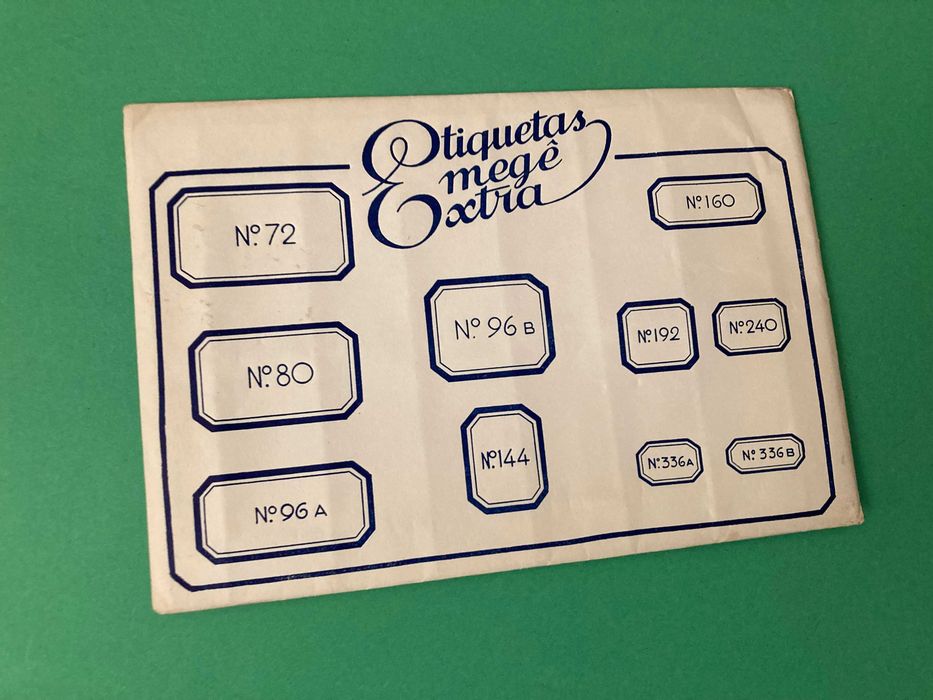 Rare Set of Labels from the Portuguese Brand Emegê, 1950s/1960s