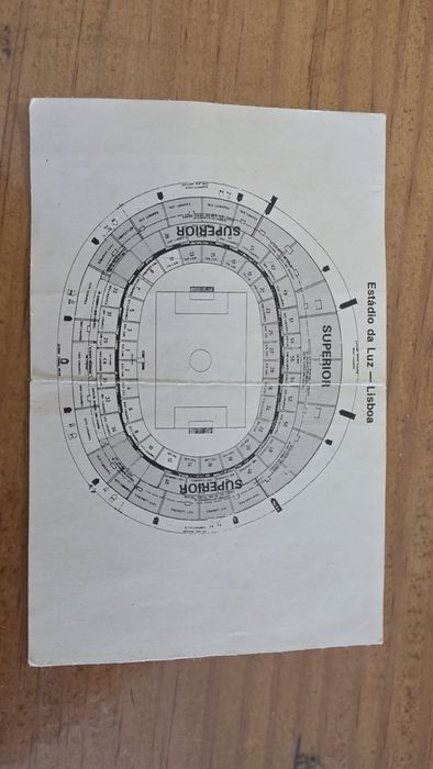 Bilhete da final do Mundial de Juniores se 1991