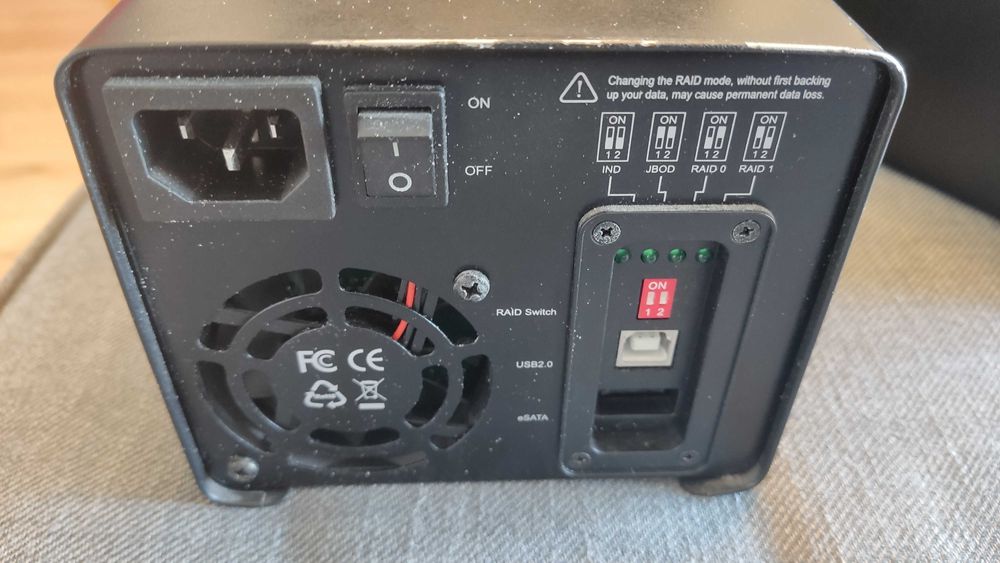 Obudowa USB/eSATA Welland ME-580J 2xHDD 3,5'' RAID 1, 0, IND, JBOD