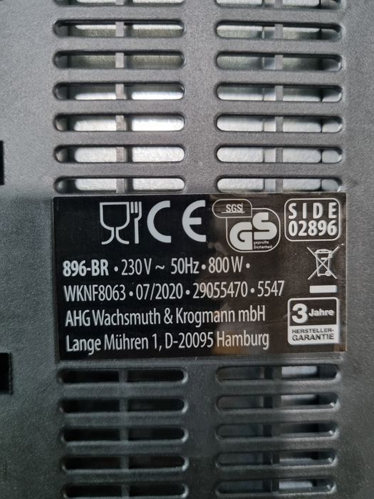 Металевий тостер Quigg,SilverCrest (Німеччина)