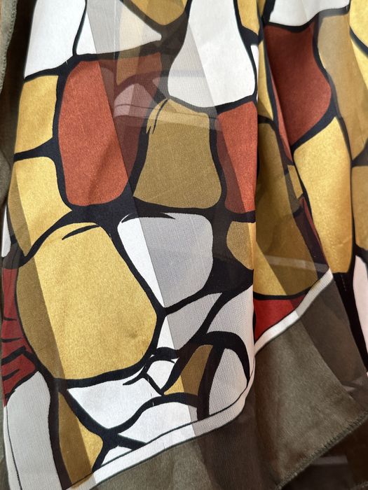 Chusta apaszka w kolorach ziemi