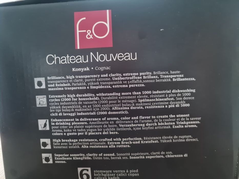 Kieliszki koniakówki z  grawerem nowe