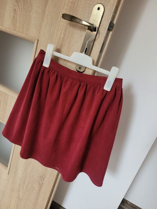 Bordowa spódniczka S/M